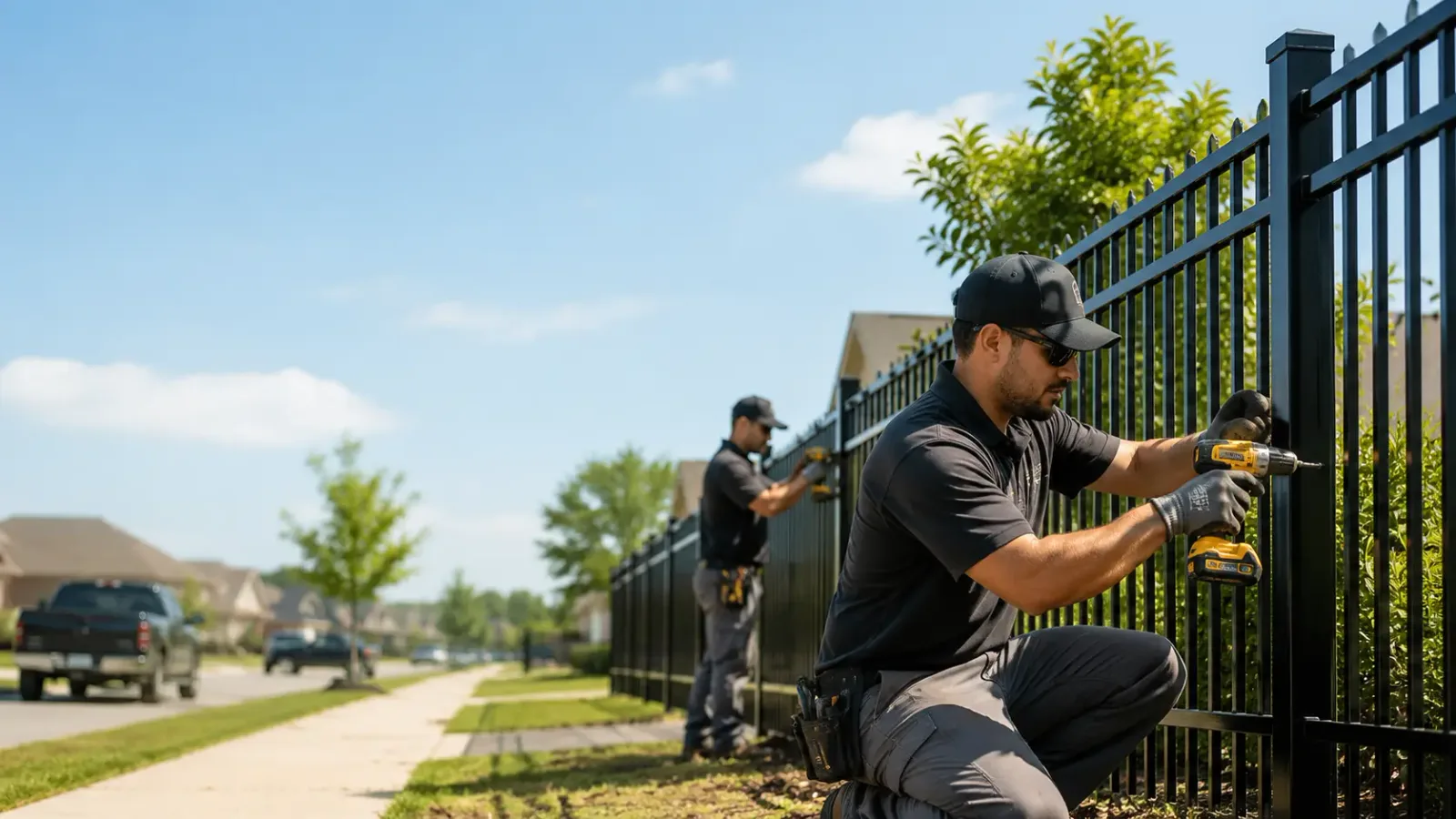 Metal Fence Installation in Bridgeport, WA